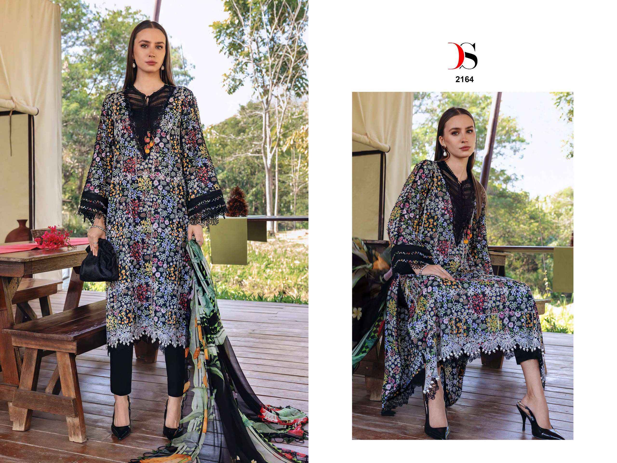 Deepsy Maria B M Print Vol 8 Cotton Dress Material 4 pcs Catalogue