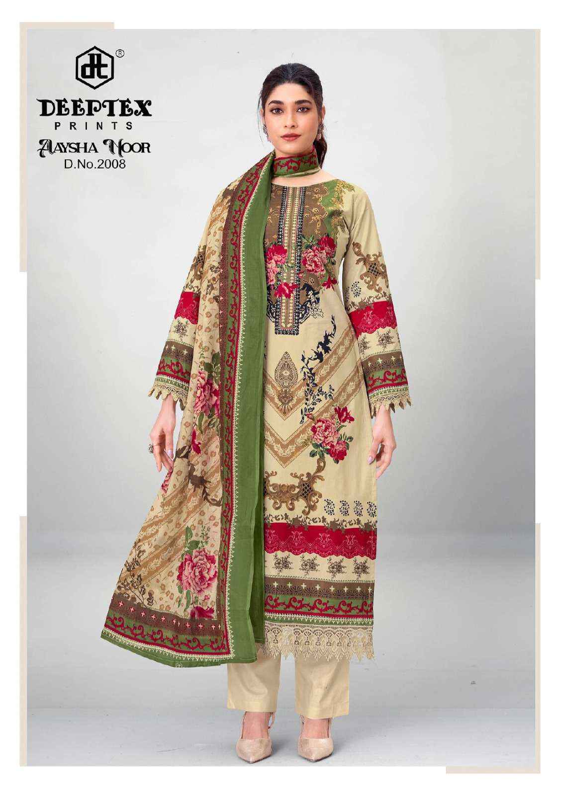 Deeptex Aaysha Noor Vol 2 Cotton Dress Material 8 pcs Catalogue