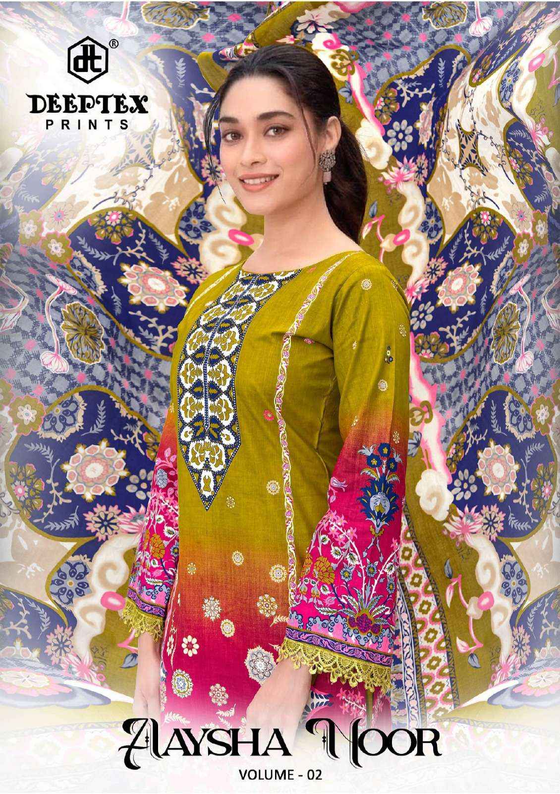 Deeptex Aaysha Noor Vol 2 Cotton Dress Material 8 pcs Catalogue