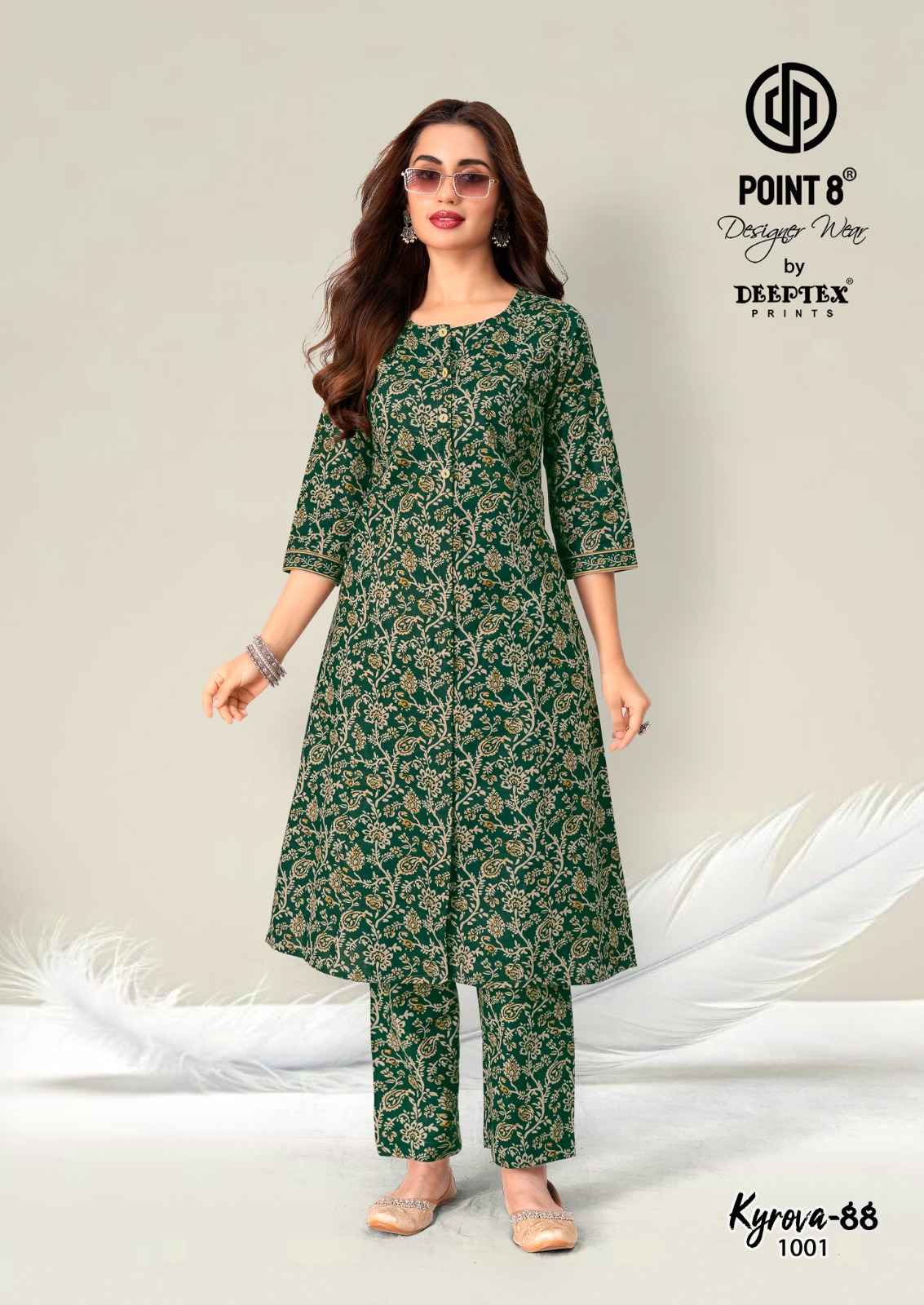 Deeptex Kyrova Vol 88 Cotton Co Ord Set 8 pcs Catalogue