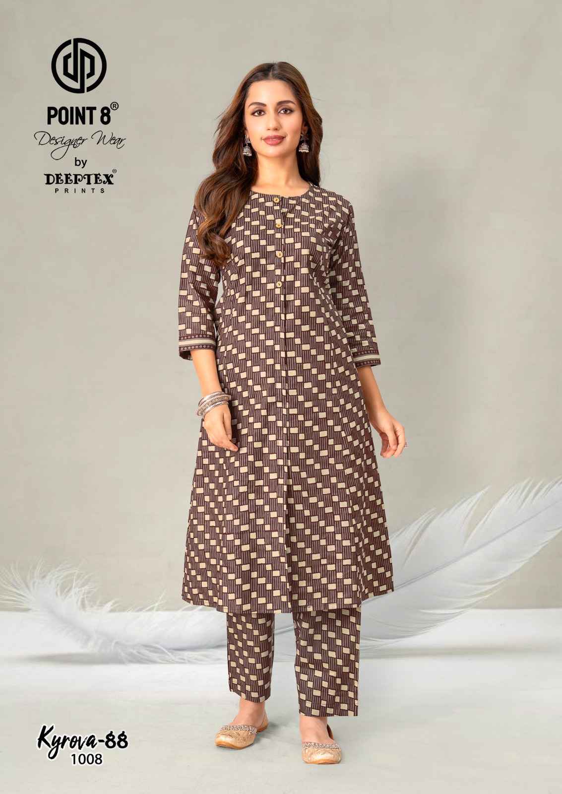 Deeptex Kyrova Vol 88 Cotton Co Ord Set 8 pcs Catalogue