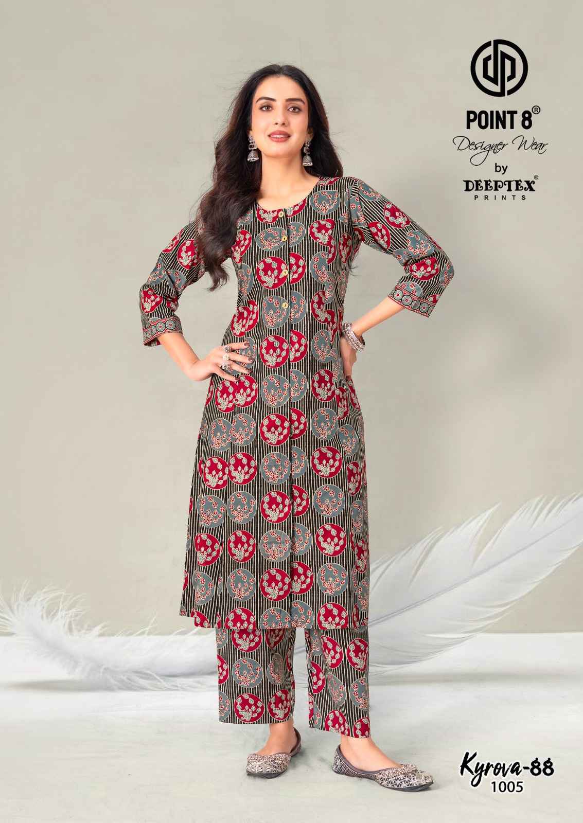 Deeptex Kyrova Vol 88 Cotton Co Ord Set 8 pcs Catalogue
