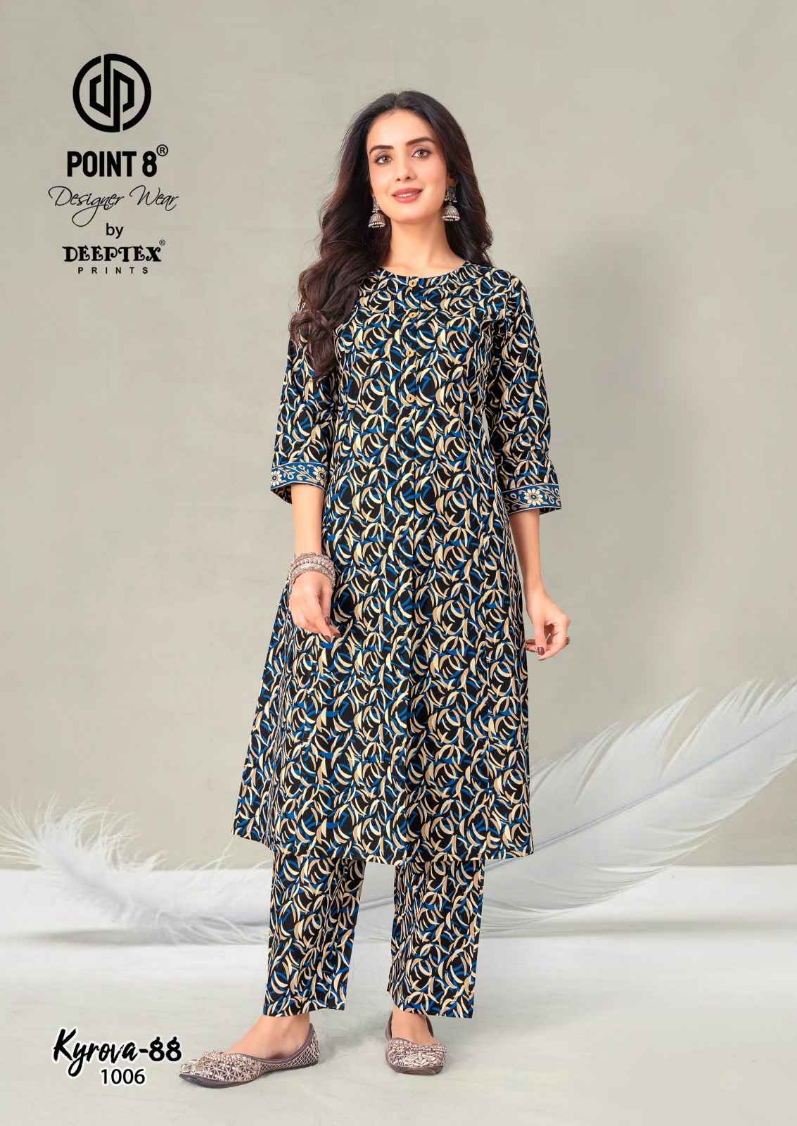 Deeptex Kyrova Vol 88 Cotton Co Ord Set 8 pcs Catalogue