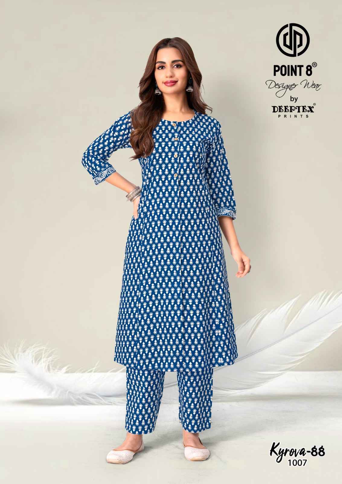 Deeptex Kyrova Vol 88 Cotton Co Ord Set 8 pcs Catalogue