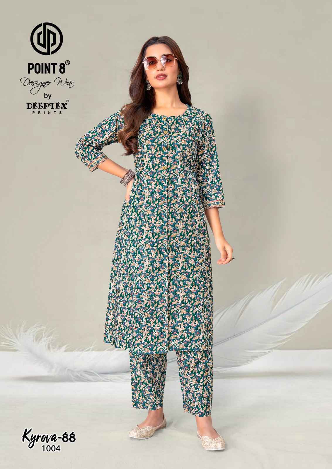 Deeptex Kyrova Vol 88 Cotton Co Ord Set 8 pcs Catalogue