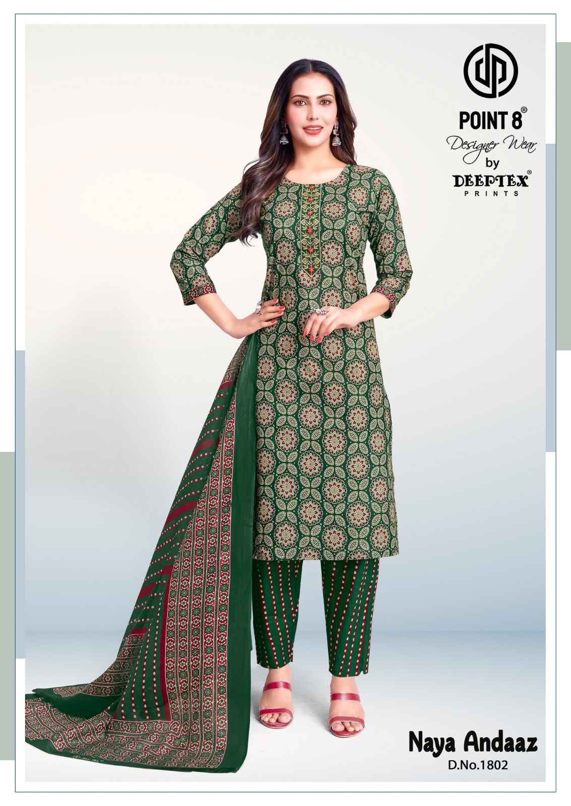 Deeptex Naya Andaaz Vol 18 Readymade Cotton Dress 10 pcs Catalogue