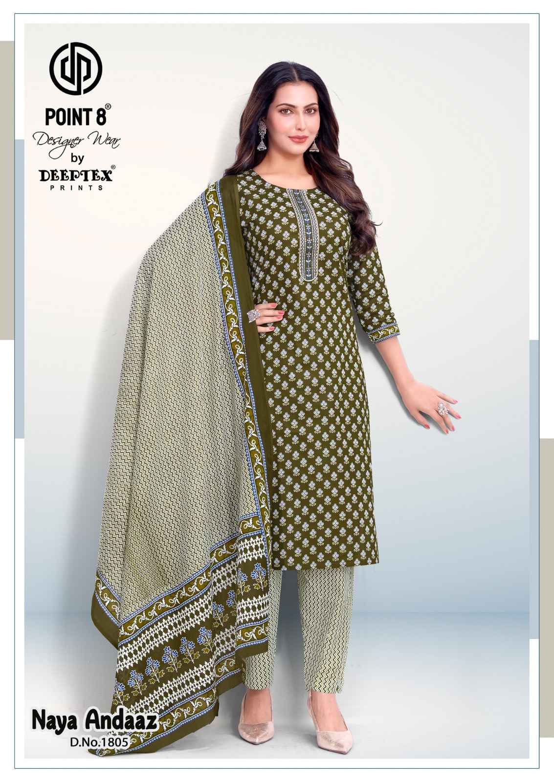 Deeptex Naya Andaaz Vol 18 Readymade Cotton Dress 10 pcs Catalogue