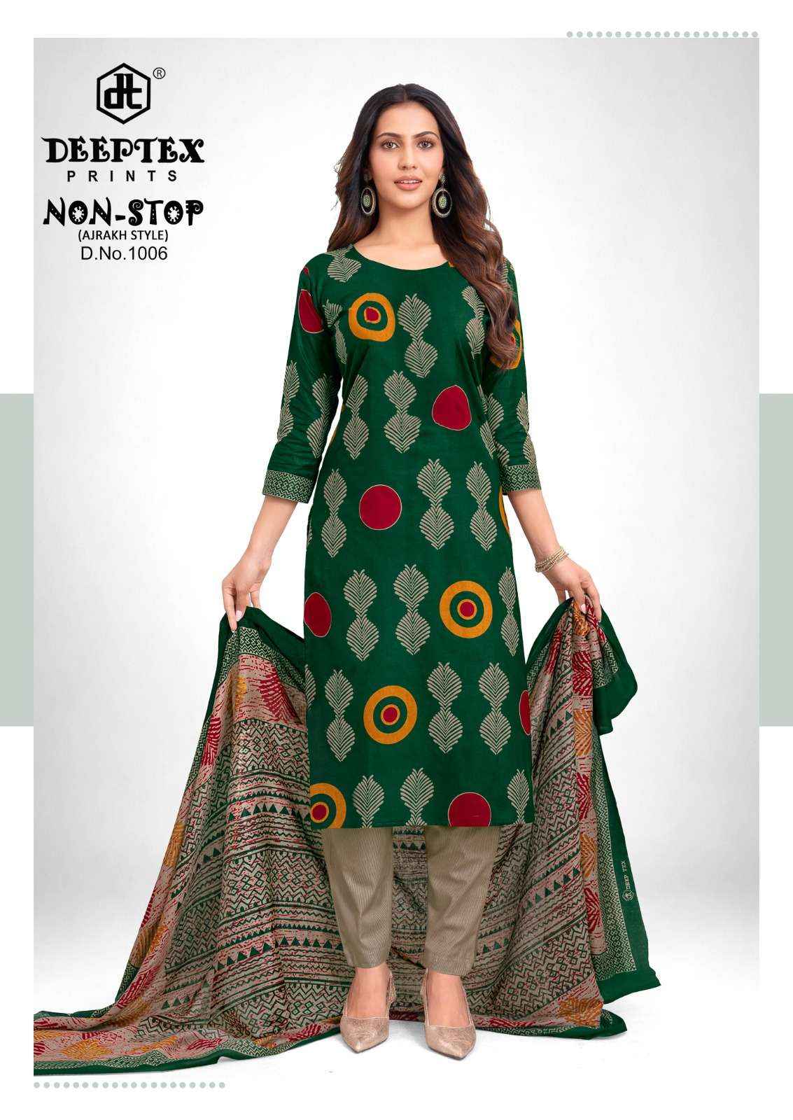 Deeptex Non Stop Vol 1 Cotton Dress Material 8 pcs Catalogue