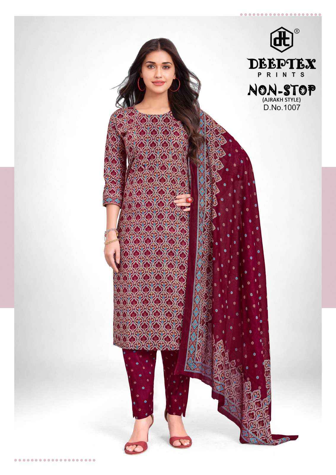 Deeptex Non Stop Vol 1 Cotton Dress Material 8 pcs Catalogue