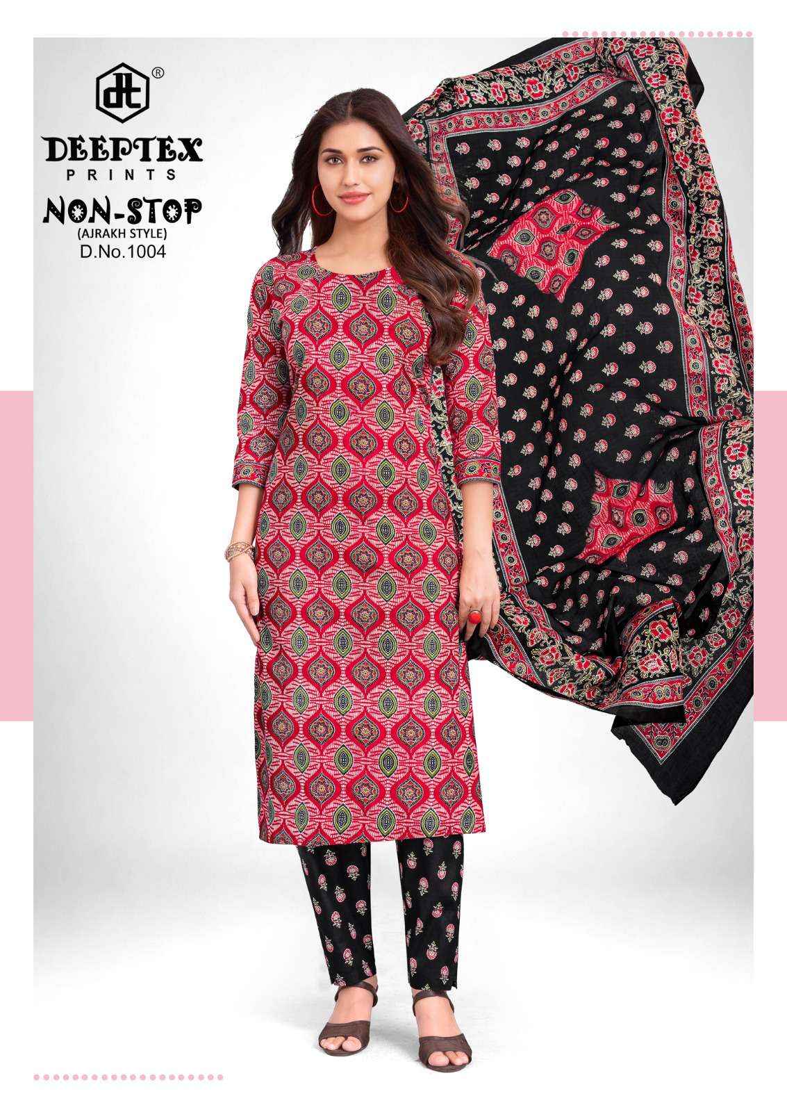 Deeptex Non Stop Vol 1 Cotton Dress Material 8 pcs Catalogue