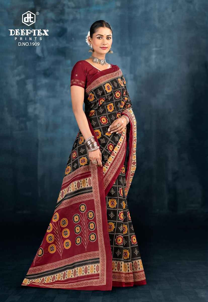 Deeptex Prime Time Vol 19 Cotton Saree 10 pcs Catalogue