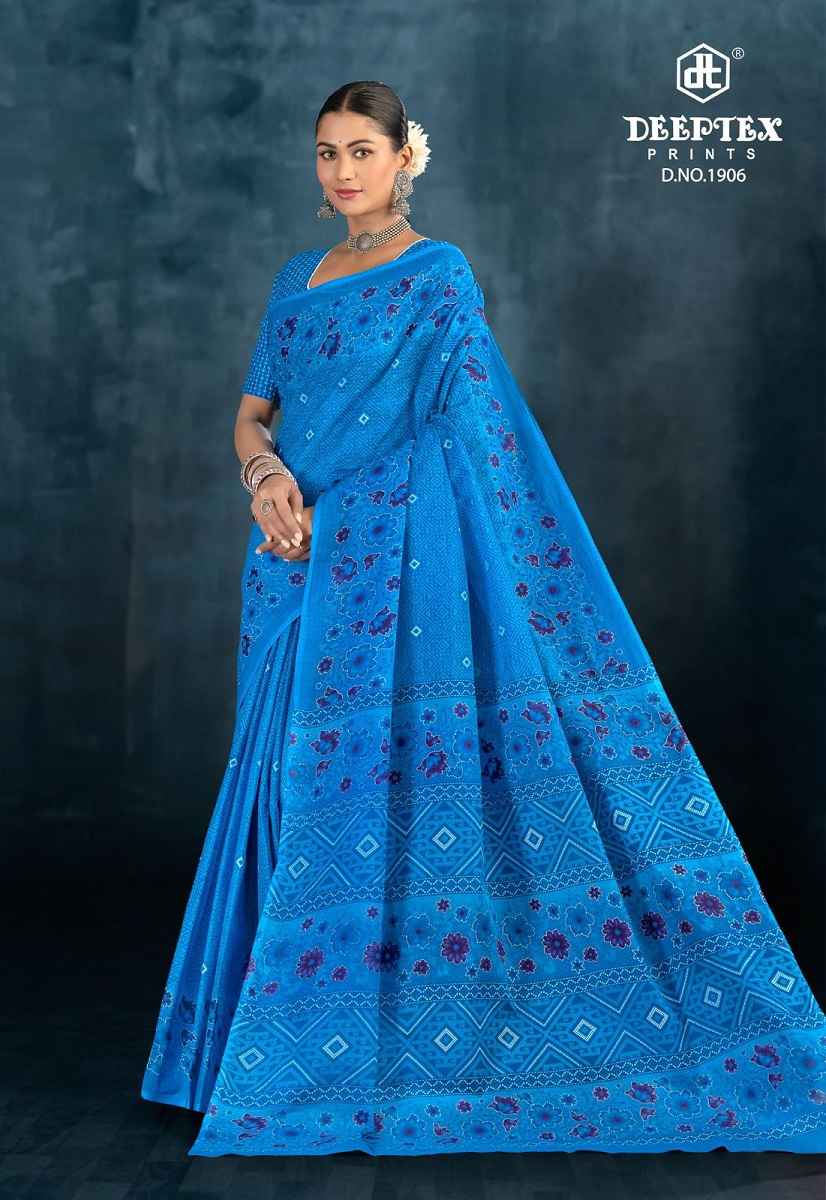 Deeptex Prime Time Vol 19 Cotton Saree 10 pcs Catalogue