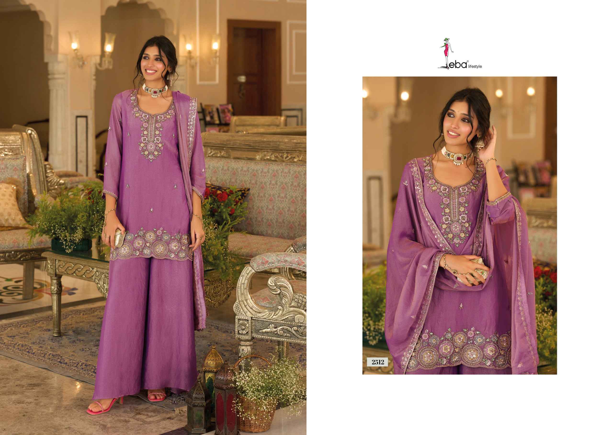 Eba Lifestyle Naveli Readymade Mochi Dress 3 pcs Catalogue