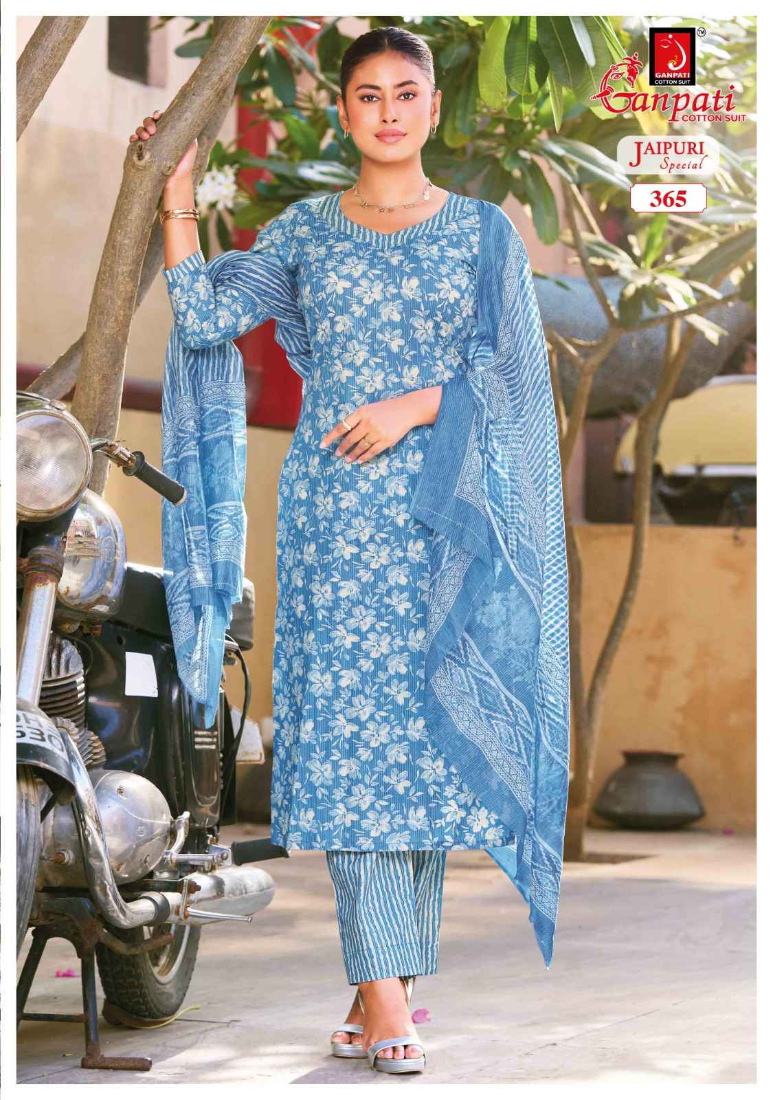 Ganpati Jaipuri Special Pant Vol 18 Readymade Cotton Dress 12 pcs Catalogue