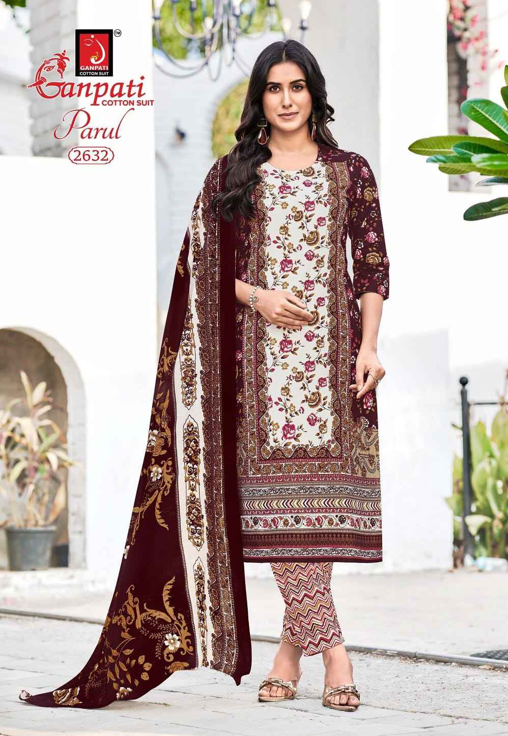 Ganpati Parul Vol 15 Readymade Cotton Dress 12 pcs Catalogue