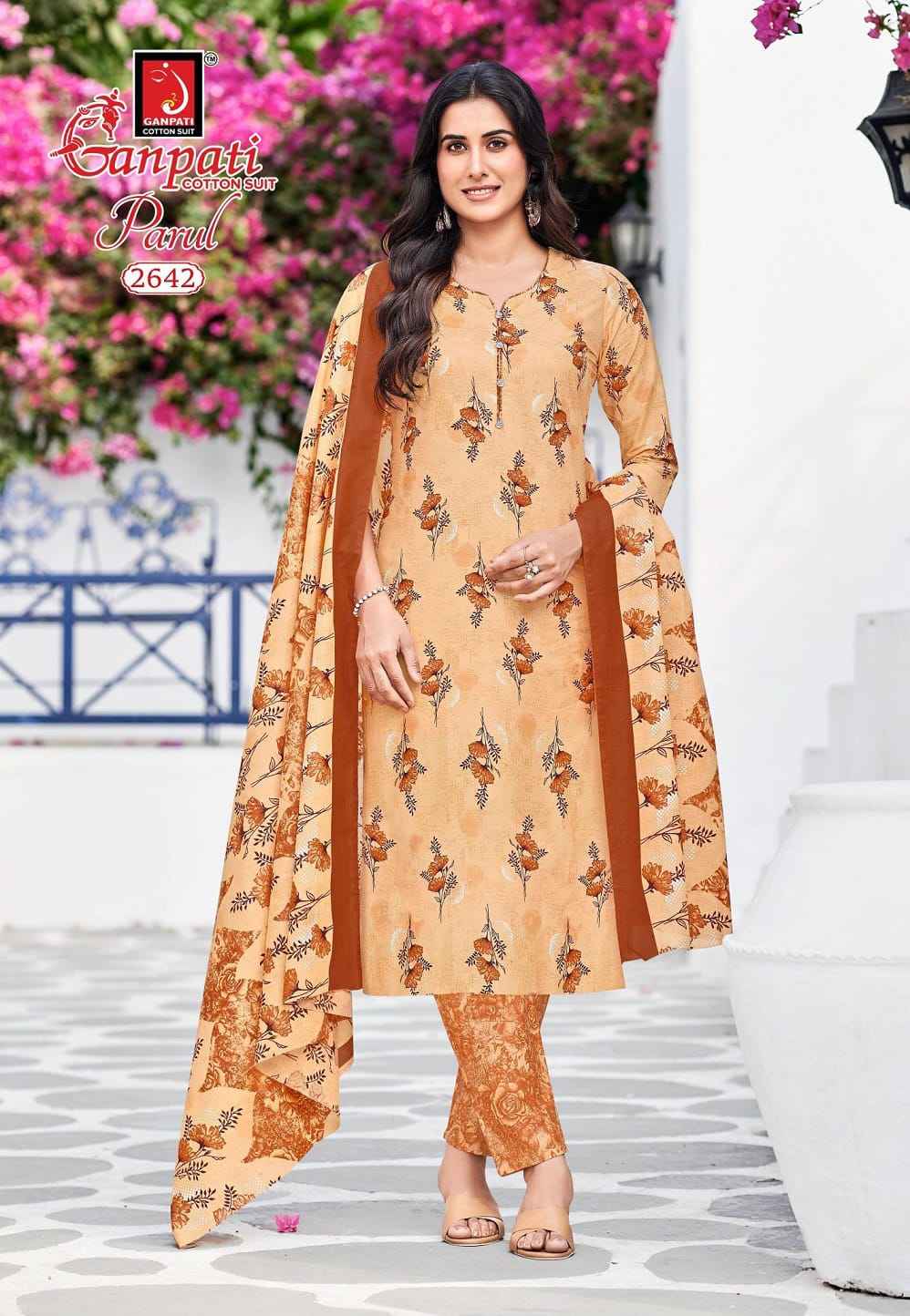 Ganpati Parul Vol 15 Readymade Cotton Dress 12 pcs Catalogue