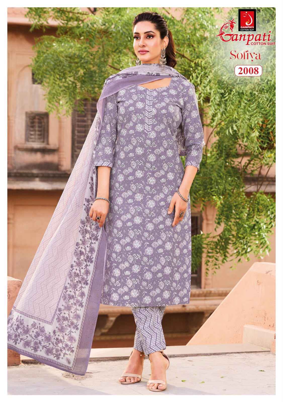 Ganpati Sofiya Vol 2 Readymade Cotton Dress Material 12 pcs Catalogue