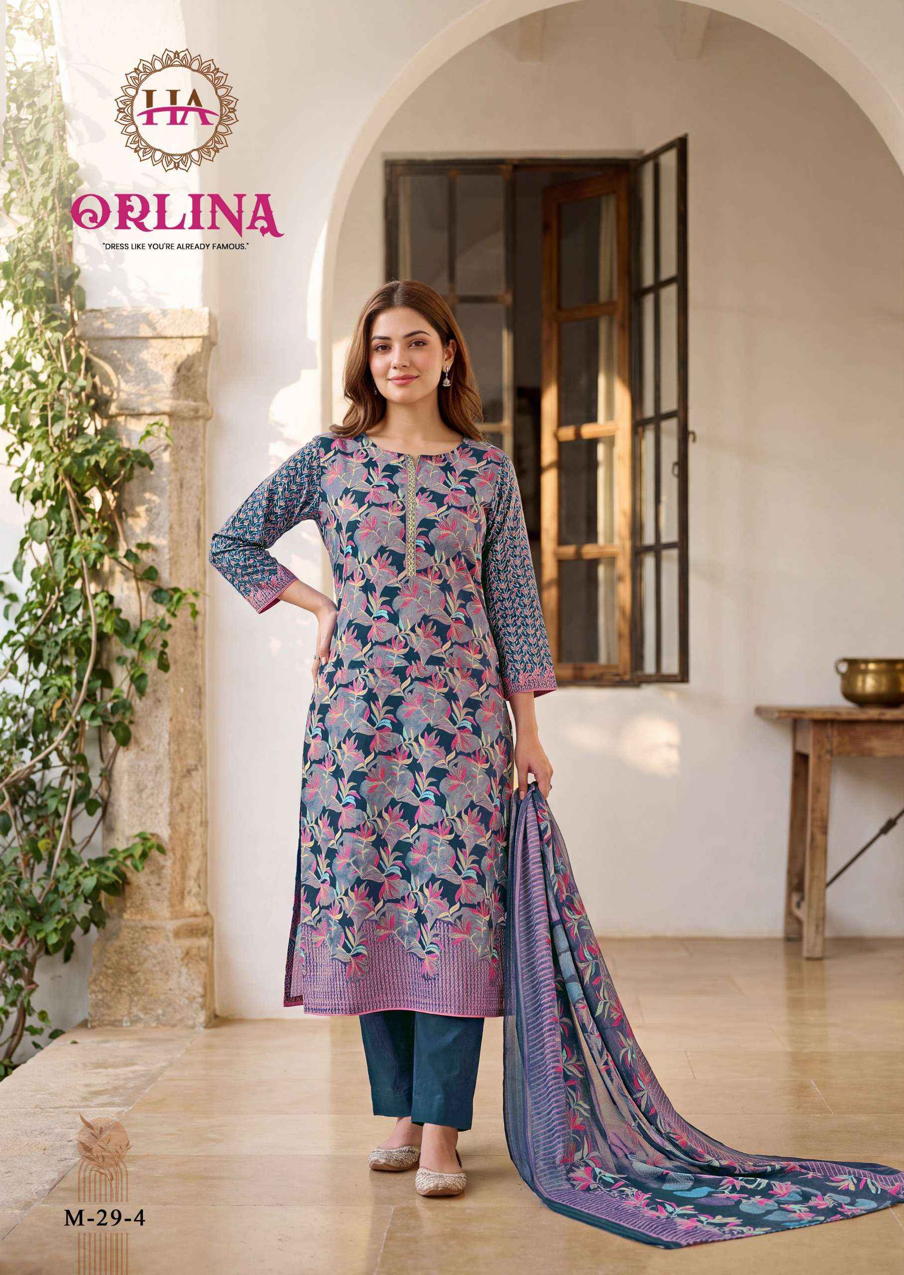 Harshit Fashion Orlina Jam Cotton Dress Material 6 pcs Catalogue