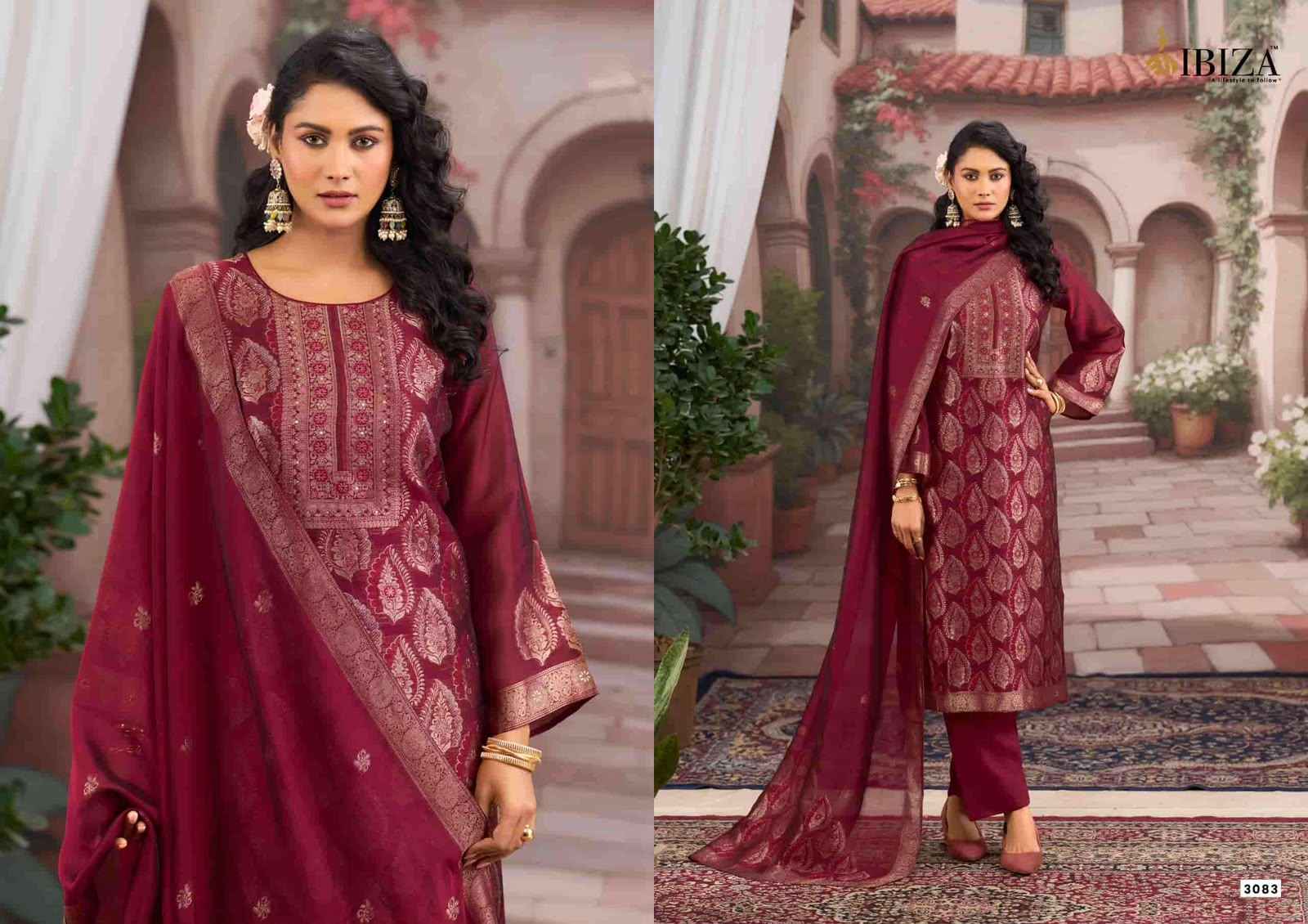 Ibiza Sanjoli Banglory Silk Dress Material 4 pcs Catalogue