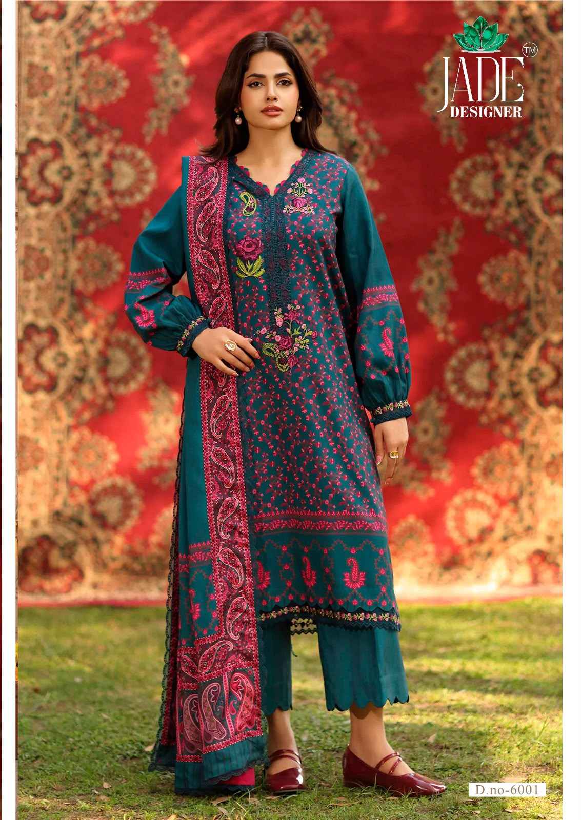 Jade Ayesha Zara Vol 6 Lawn Cotton Dress Material 6 pcs Catalogue