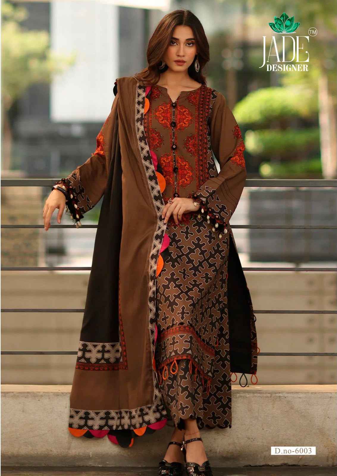 Jade Ayesha Zara Vol 6 Lawn Cotton Dress Material 6 pcs Catalogue