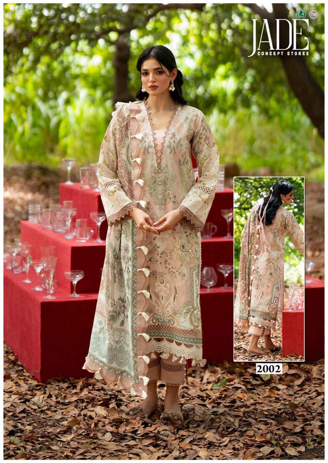 Jade Bin Saeed Heavy Luxury Vol 20 Readymade Cotton Dress 6 pcs Catalogue