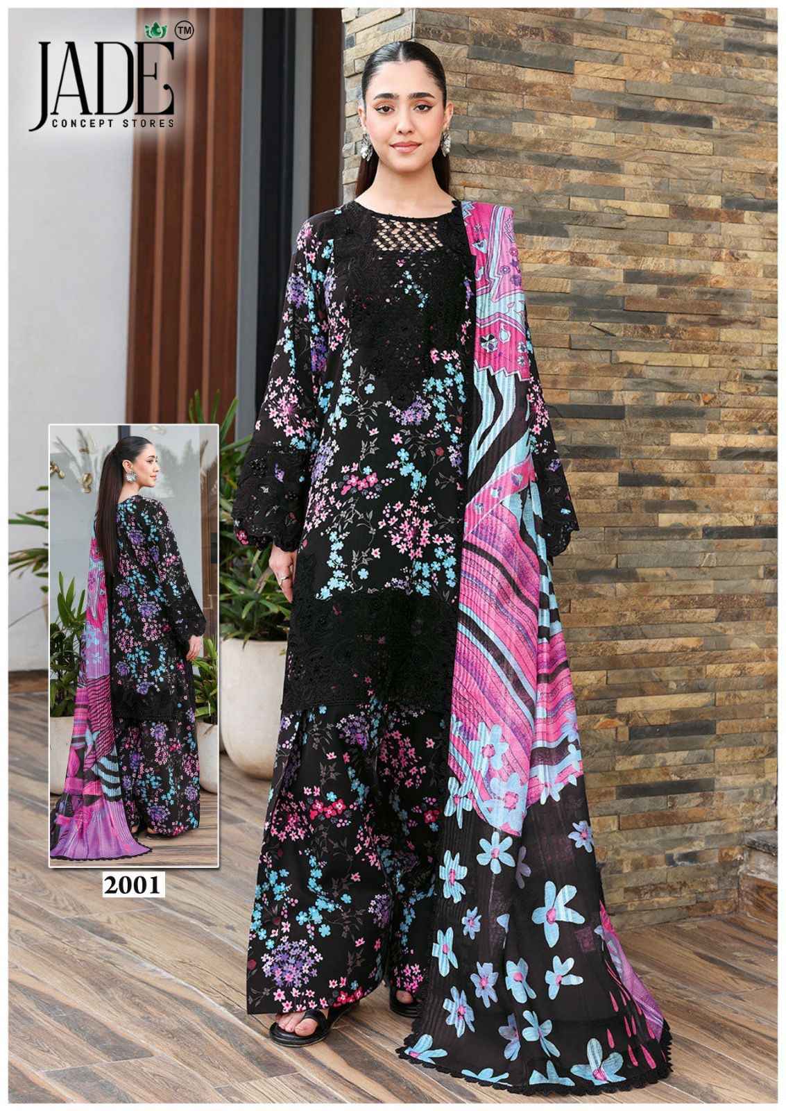 Jade Bin Saeed Heavy Luxury Vol 20 Readymade Cotton Dress 6 pcs Catalogue