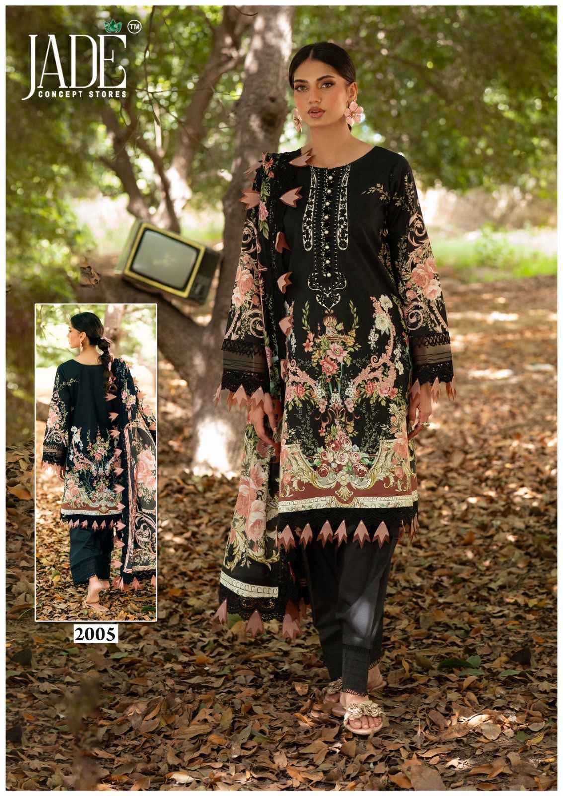 Jade Bin Saeed Heavy Luxury Vol 20 Readymade Cotton Dress 6 pcs Catalogue