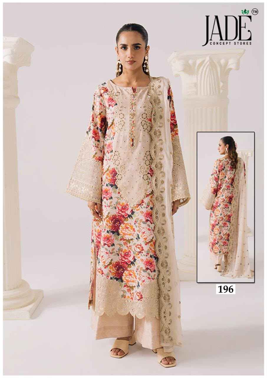 Jade Chevron Vol 20 Cotton Dress Material 6 Pc Catalog