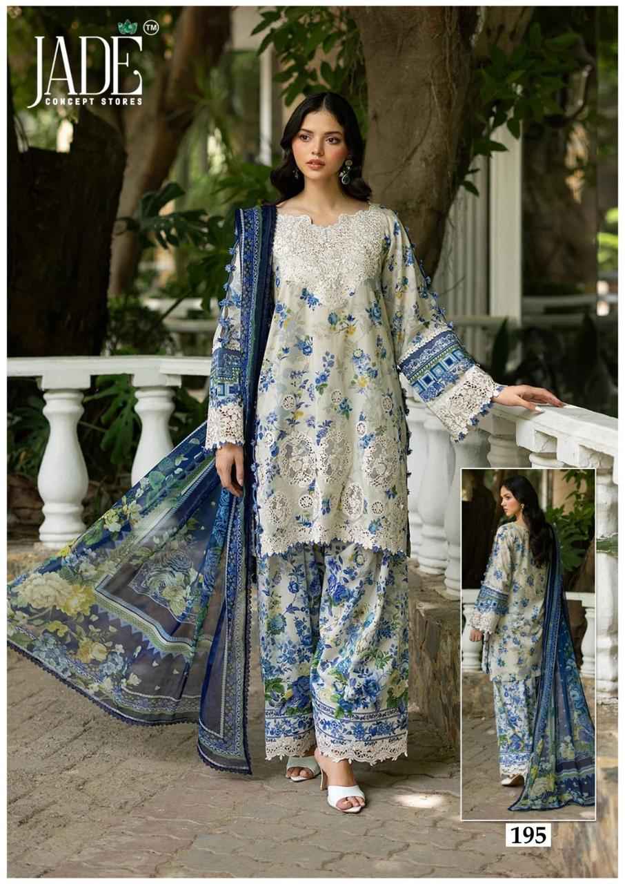 Jade Chevron Vol 20 Readymade Cotton Dress 6 Pc Catalog