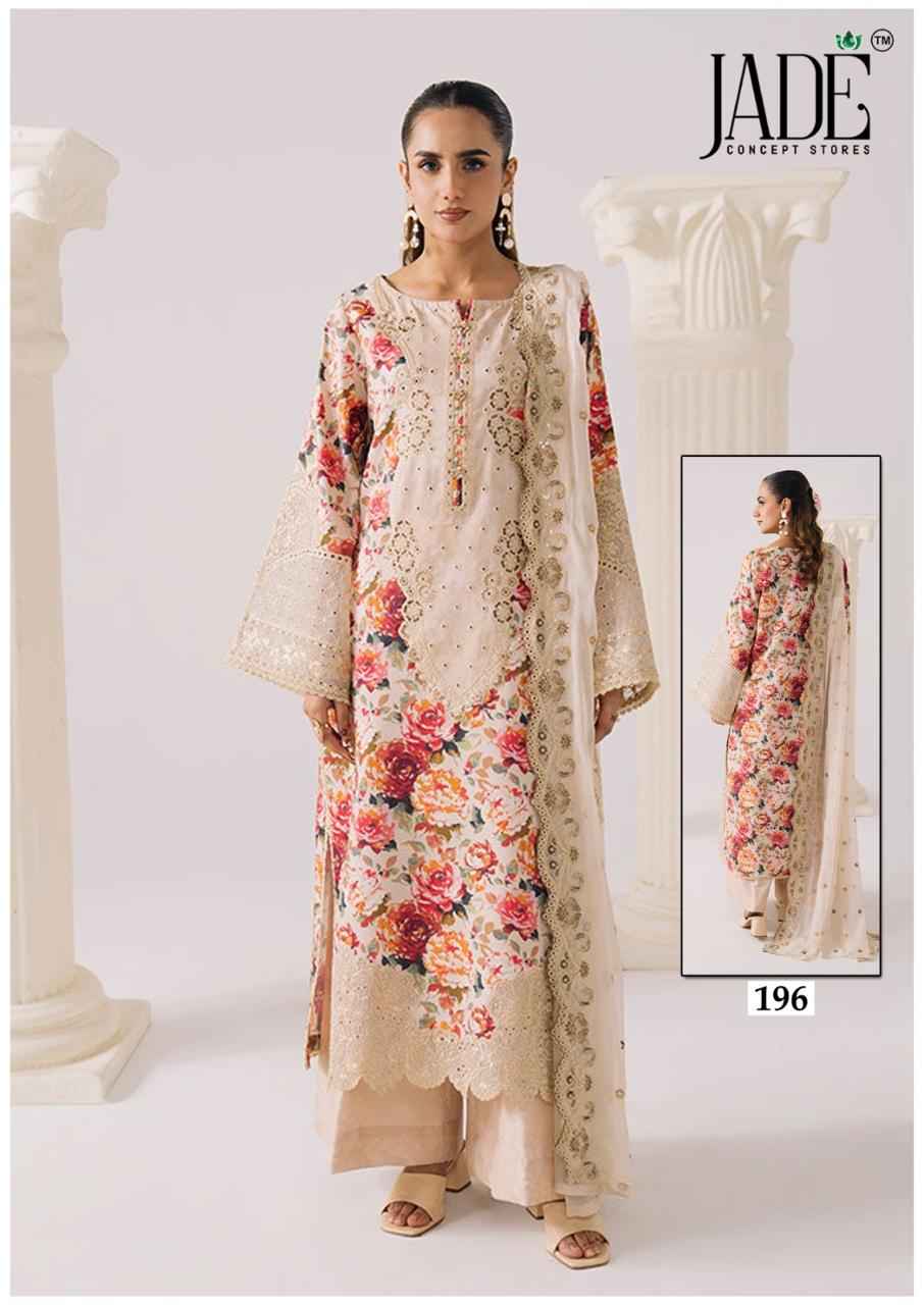 Jade Chevron Vol 20 Readymade Cotton Dress 6 Pc Catalog