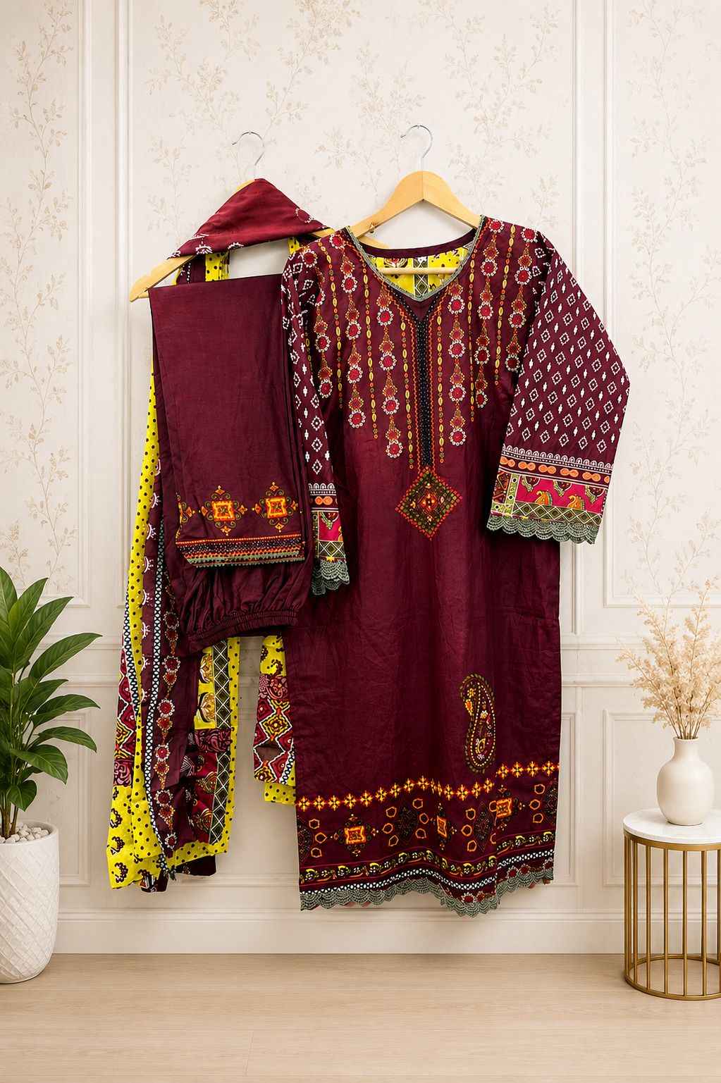 Jade Crimsons Vol 18 Readymade Cambric Cotton Dress 6 pc Cataloge