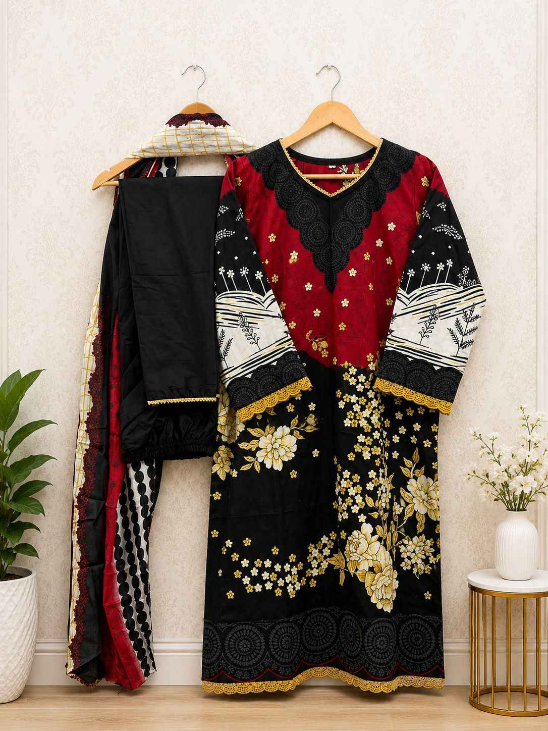 Jade Crimsons Vol 18 Readymade Cambric Cotton Dress 6 pc Cataloge