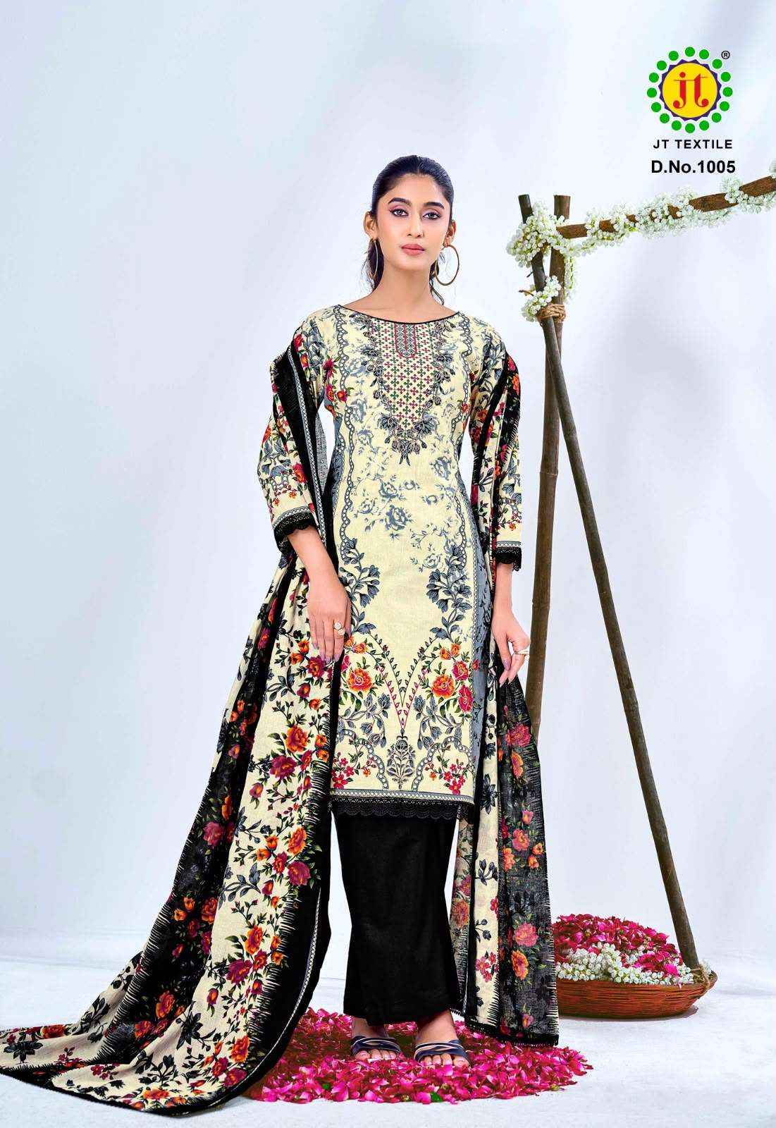 Jt Aafreen Noor Vol 1 Cotton Dress Material 6 pcs Catalogue