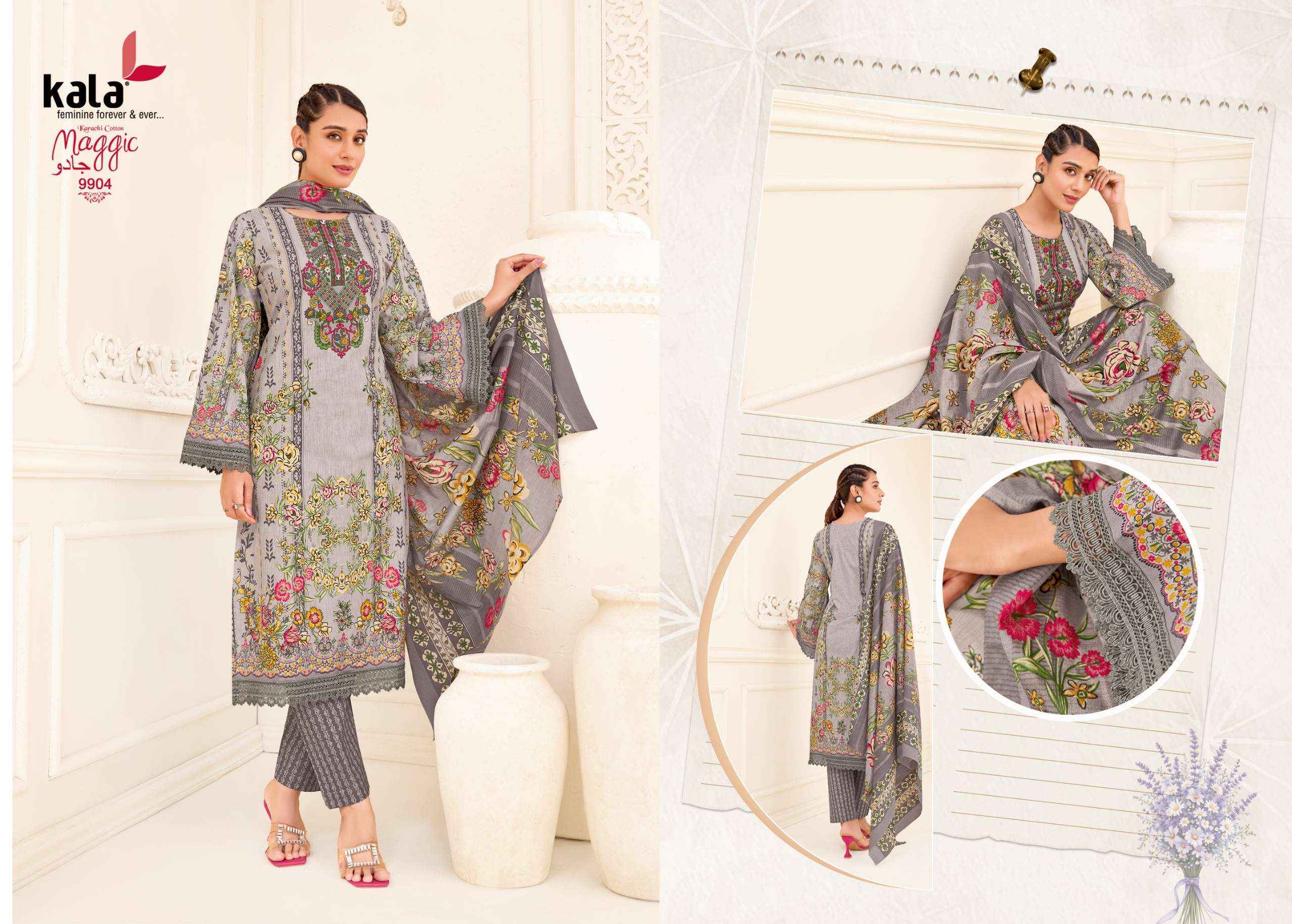 Kala Maggic Vol 25 Cotton Dress Material 12 pcs Catalogue