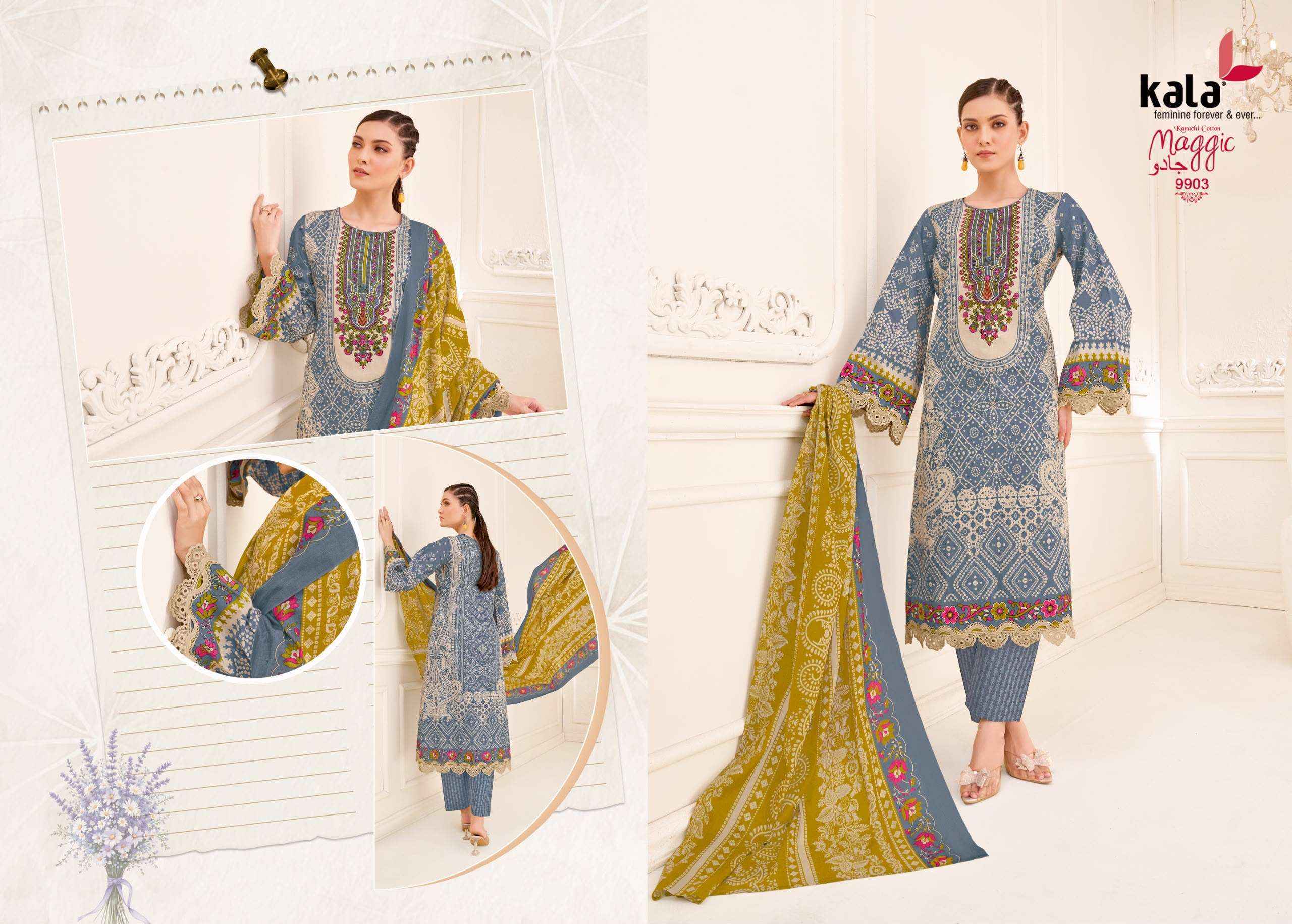 Kala Maggic Vol 25 Readymade Cotton Dress 12 pcs Catalogue