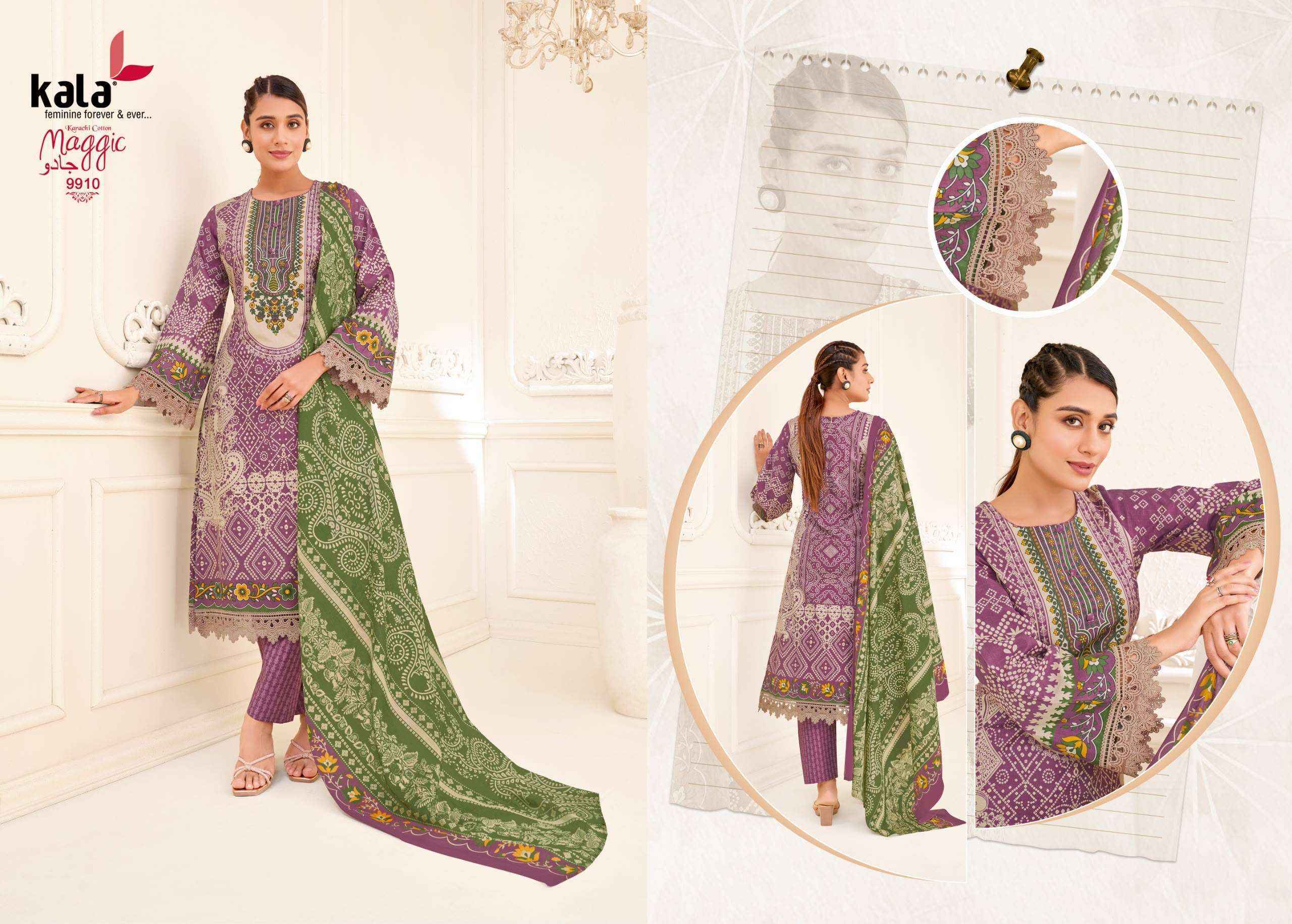 Kala Maggic Vol 25 Readymade Cotton Dress 12 pcs Catalogue