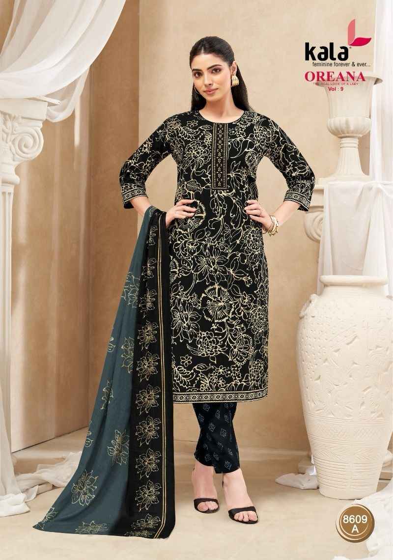 Kala Oreana Vol 9 Readymade Cotton Dress 12 pcs Catalogue