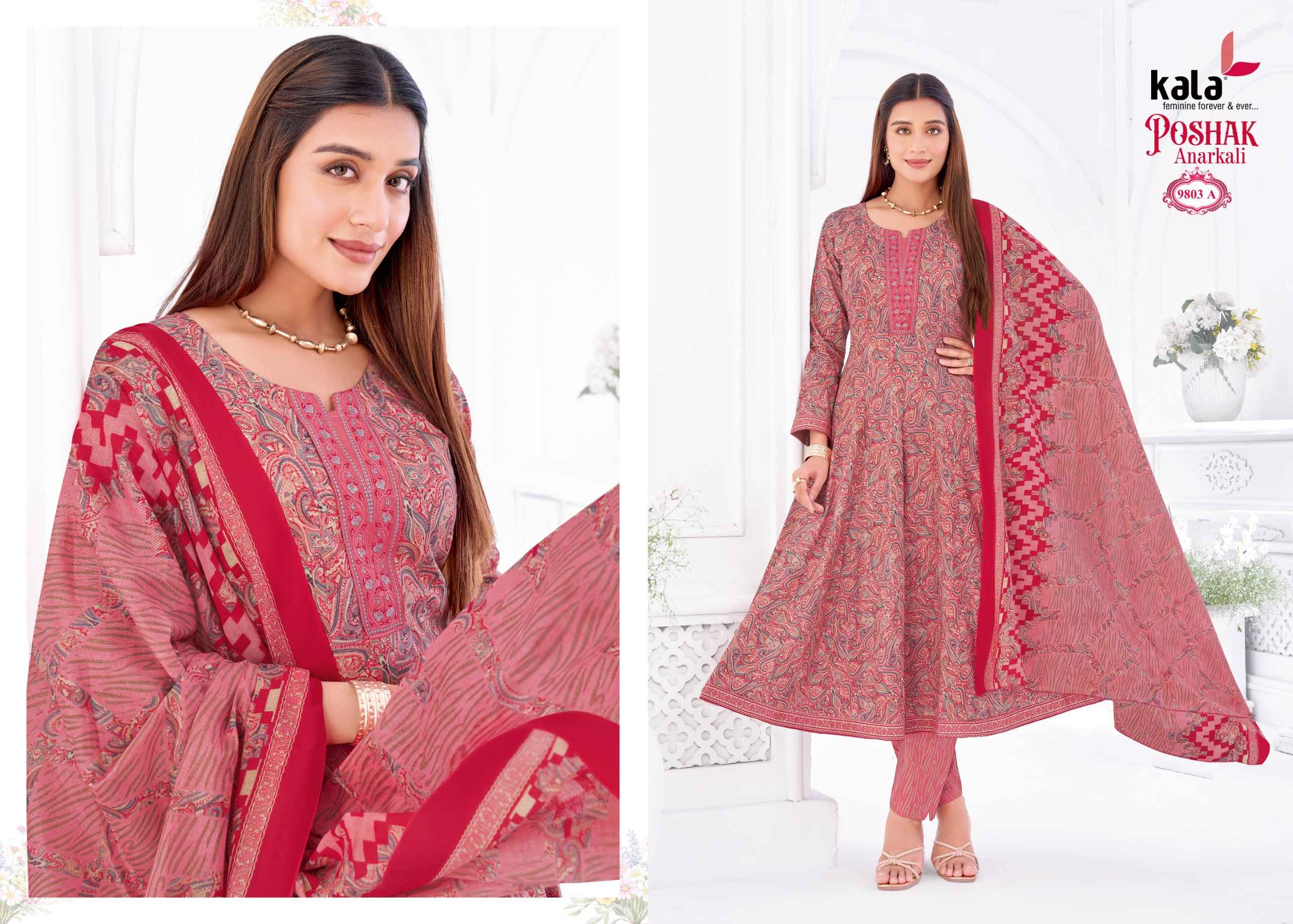 Kala Poshak Anarkali Vol 5 Readymade Cotton Dress 8 pcs Catalogue