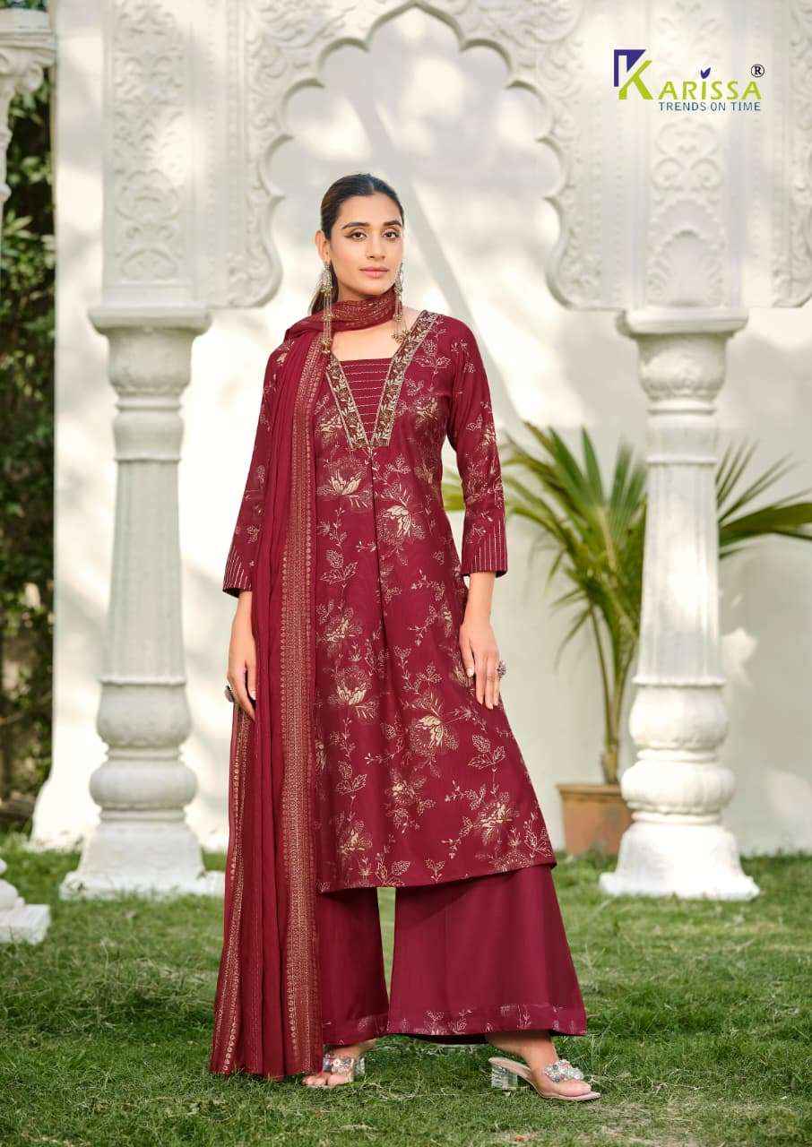 Karissa Harleen Silk Kurti Combo 6 pcs Catalogue