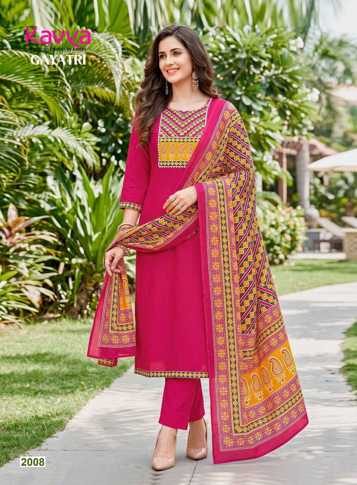 Kavya Gayatri Vol 2 Dhabu Cotton Kurti Combo 10 pcs Catalogue
