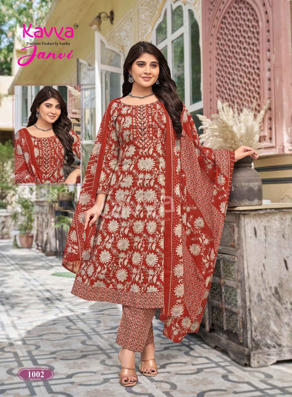 Kavya Janvi Vol 1 Malaysian Cotton Kurti Combo 10 pcs Catalogue