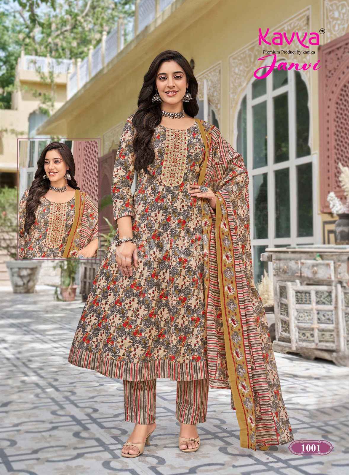 Kavya Janvi Vol 1 Malaysian Cotton Kurti Combo 10 pcs Catalogue