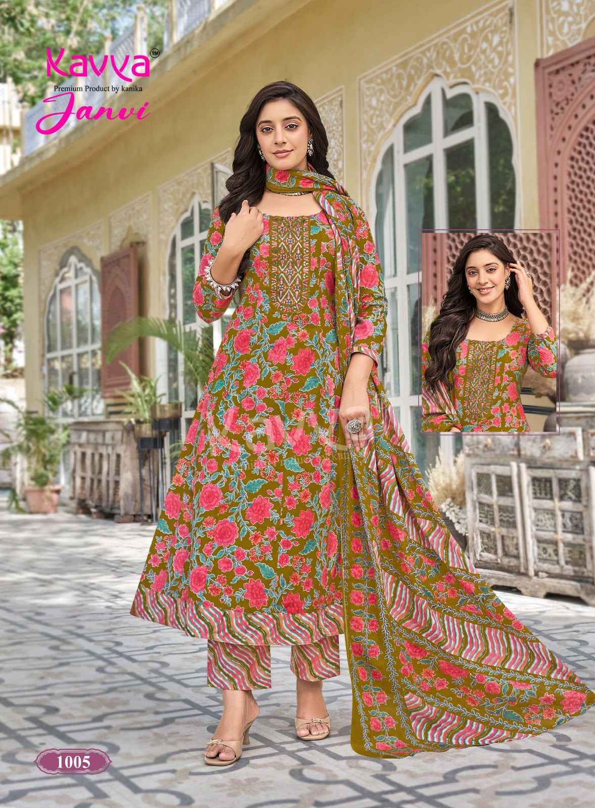 Kavya Janvi Vol 1 Malaysian Cotton Kurti Combo 10 pcs Catalogue