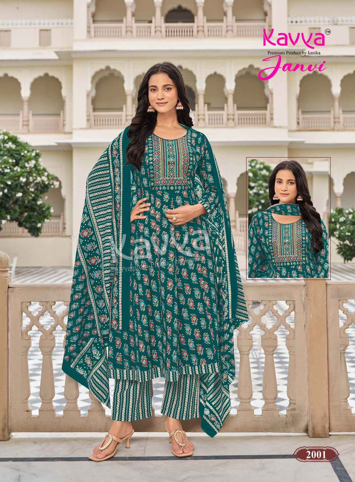 Kavya Janvi Vol 2 Malaysian Cotton Kurti Combo 10 pcs Catalogue