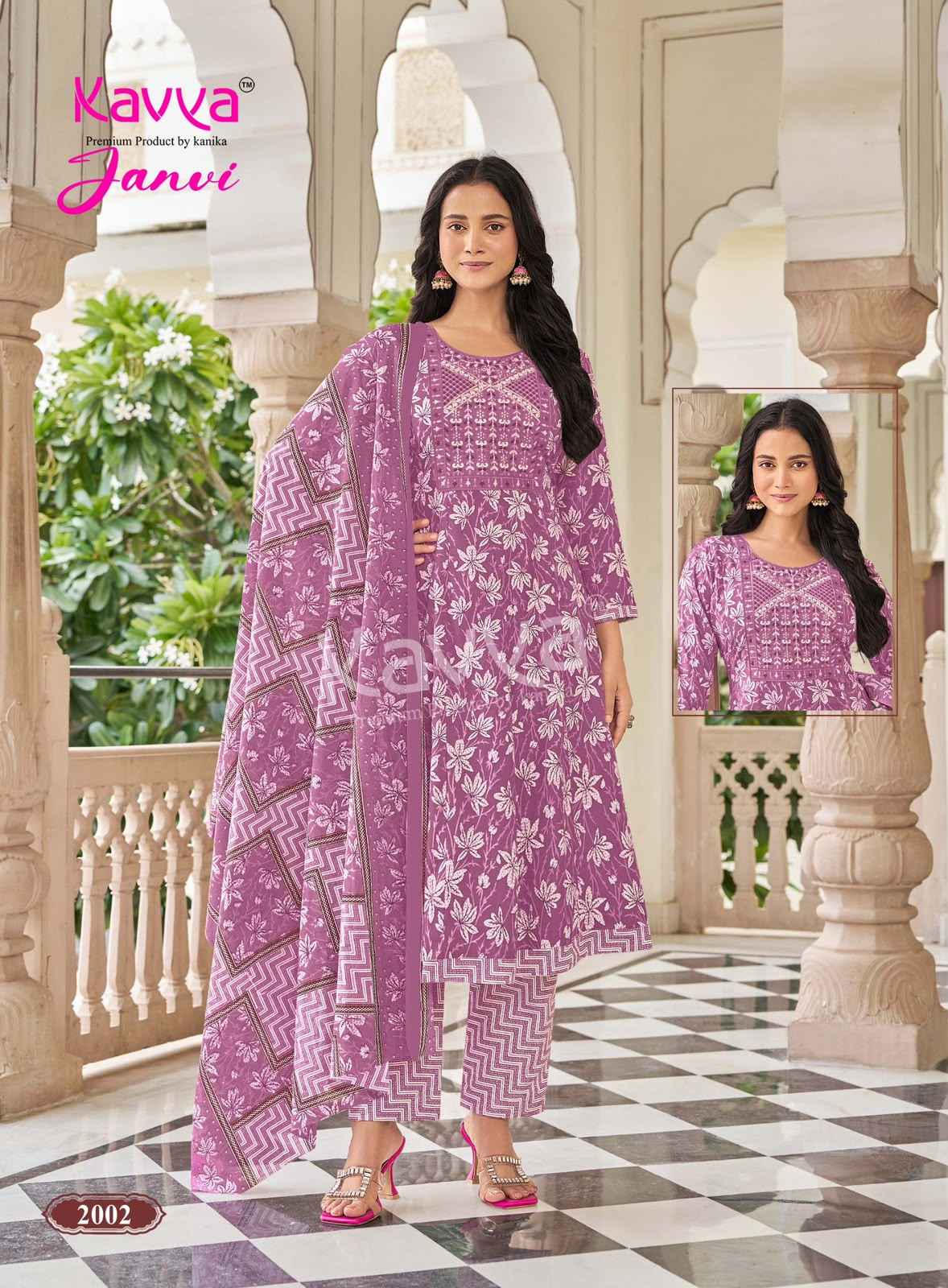 Kavya Janvi Vol 2 Malaysian Cotton Kurti Combo 10 pcs Catalogue