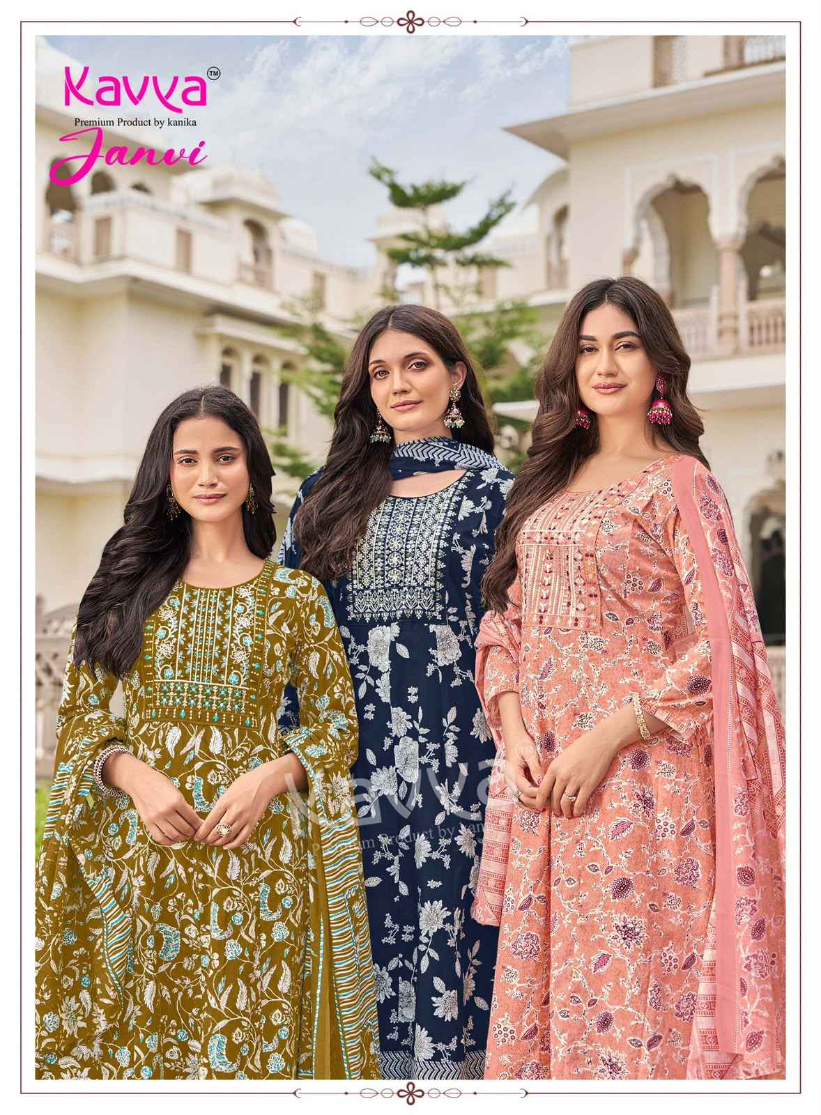 Kavya Janvi Vol 2 Malaysian Cotton Kurti Combo 10 pcs Catalogue