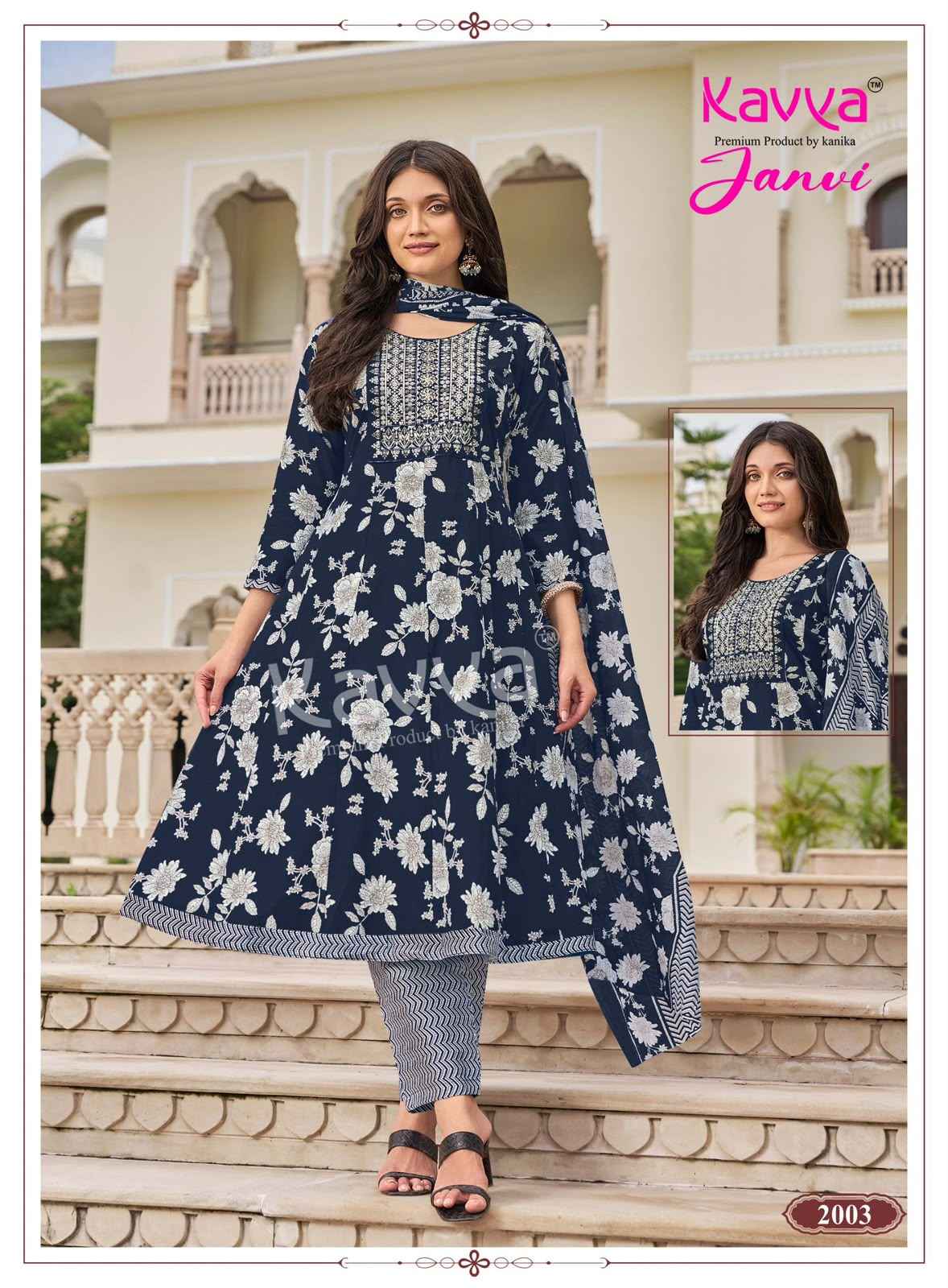 Kavya Janvi Vol 2 Malaysian Cotton Kurti Combo 10 pcs Catalogue