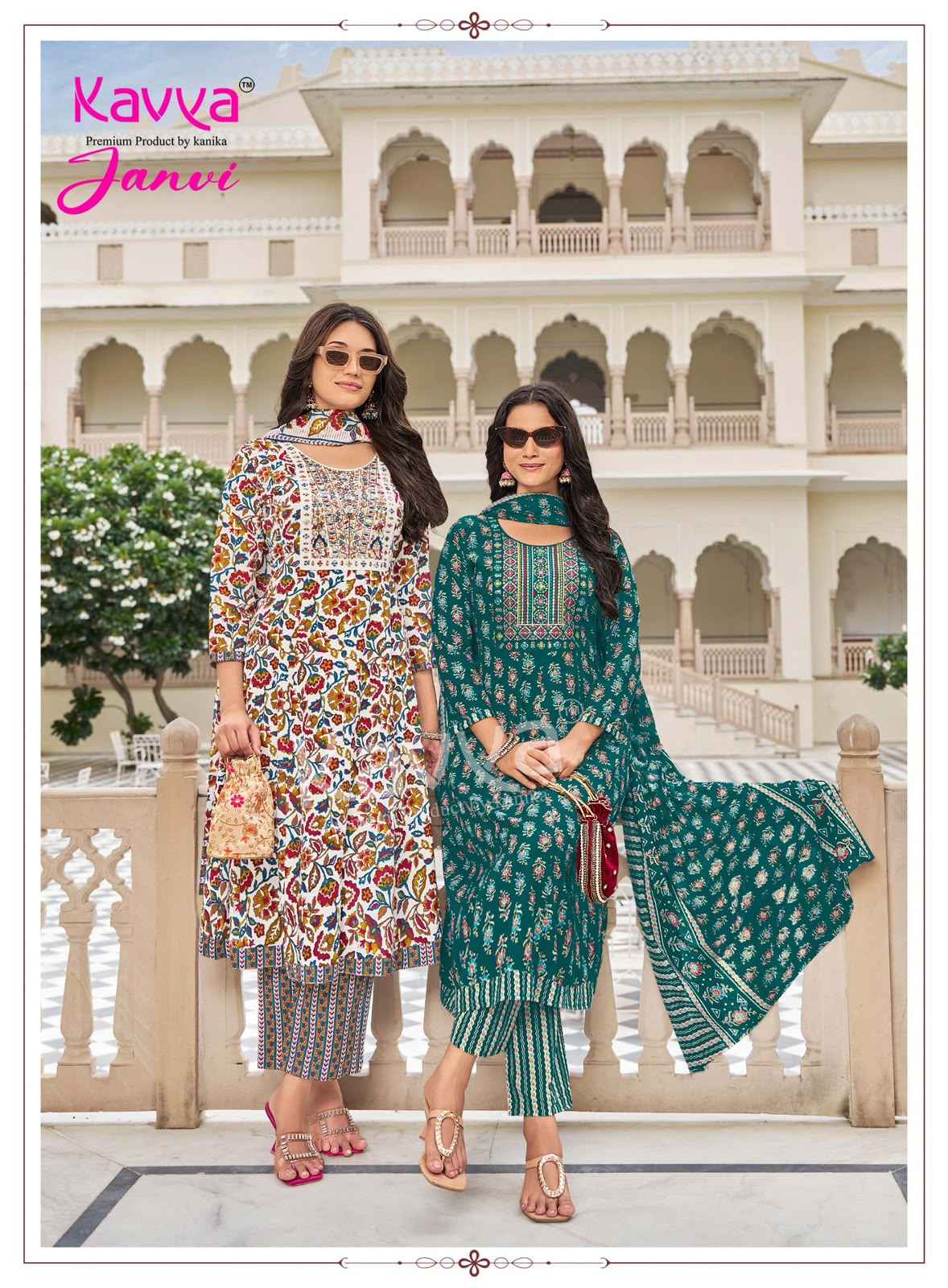 Kavya Janvi Vol 2 Malaysian Cotton Kurti Combo 10 pcs Catalogue