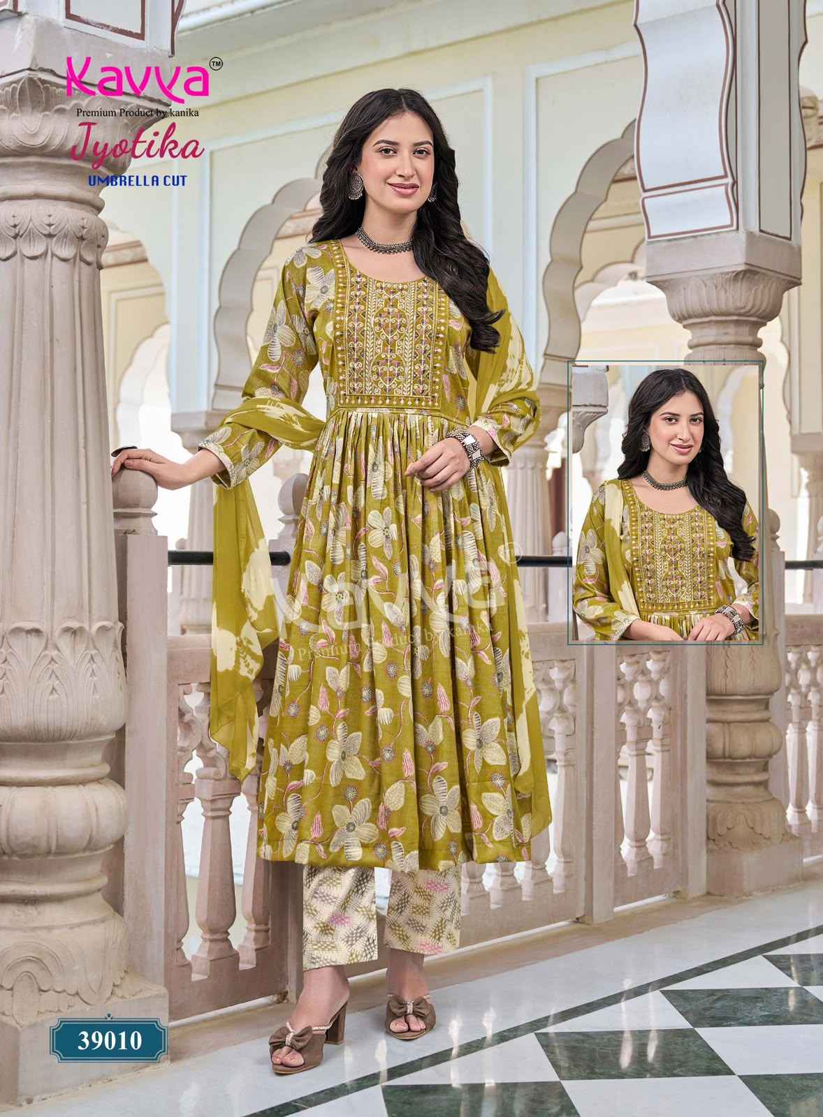 Kavya Jyotika Vol 39 Capsule Kurti Combo 10 pcs Catalogue